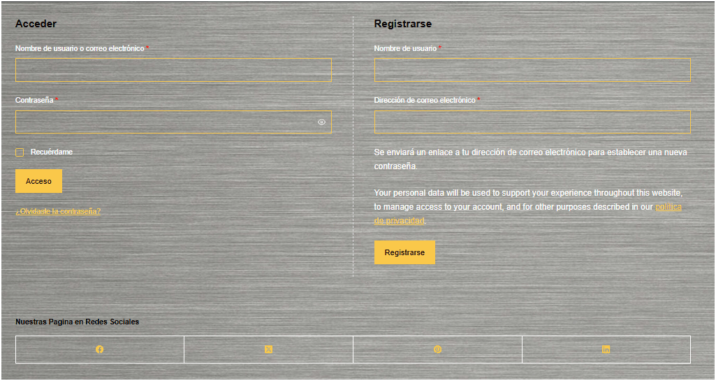 Cómo Comprar Imagen de la pagina de registro del cliente en el formulario crear cuenta usuario en la tienda online IBARParts