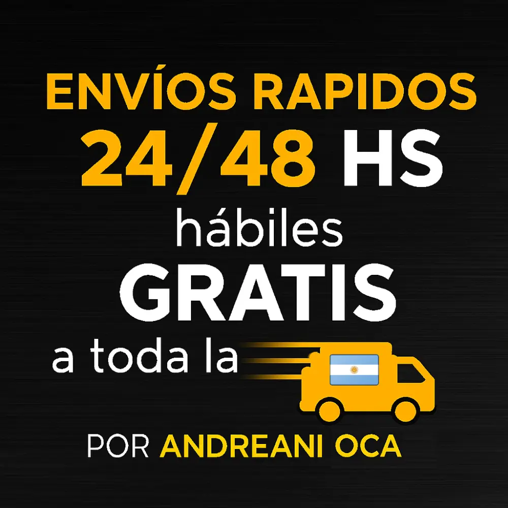 Banner promocional de IBARParts anunciando Envíos Gratis Express a toda Argentina, con iconos de OCA, Andreani, Correo Argentino y un camión de reparto.